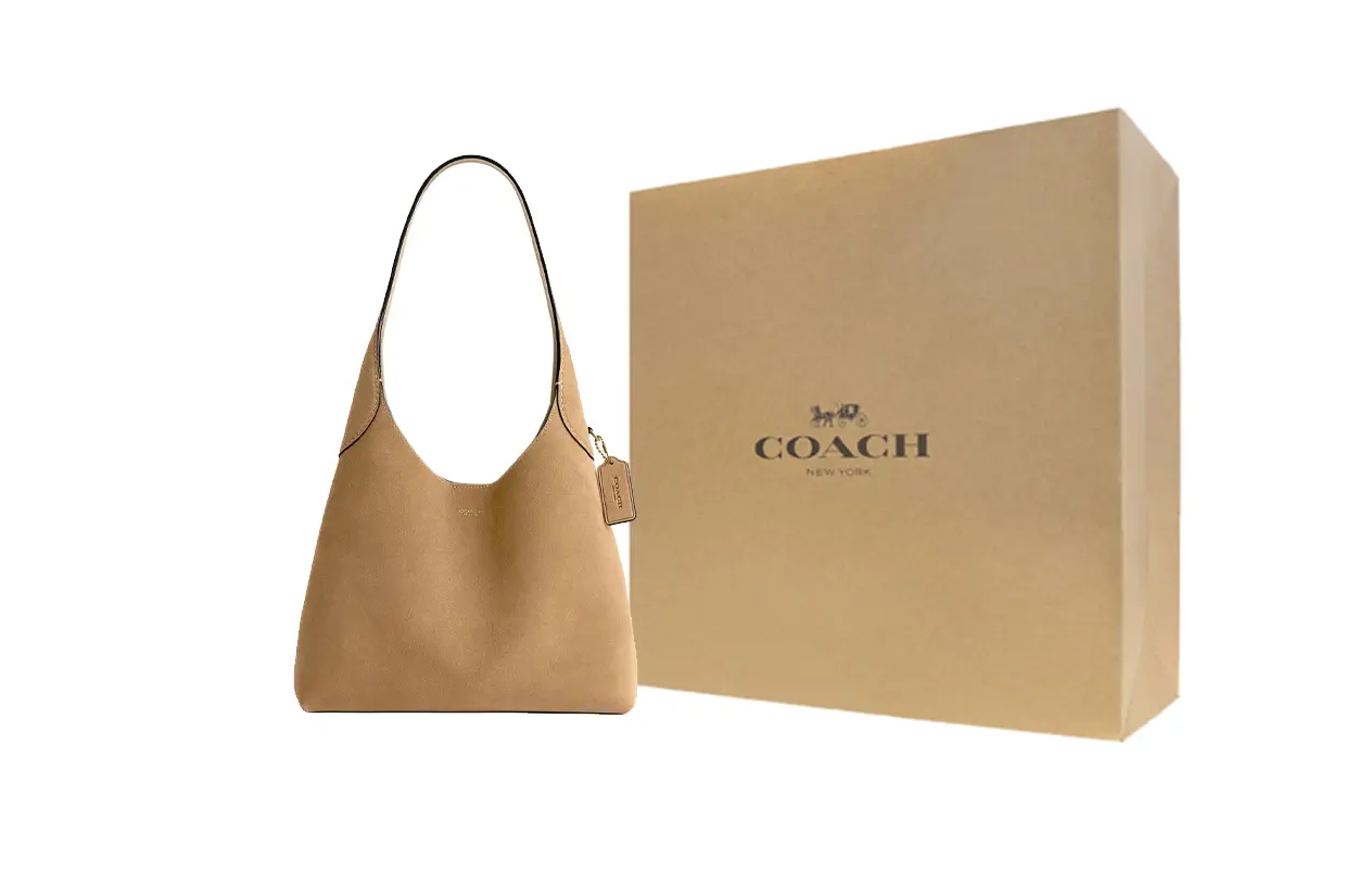 

COACH Бруклинская замшевая сумка тоут