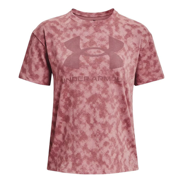 

Футболка big logo heavyweight t-shirt 'pink' Under Armour, розовый
