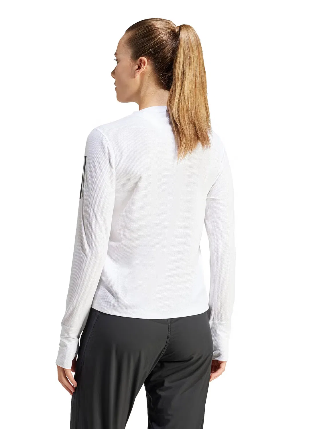 Лонгслив с длинным рукавом Own the Run Adidas, белый — фото 2