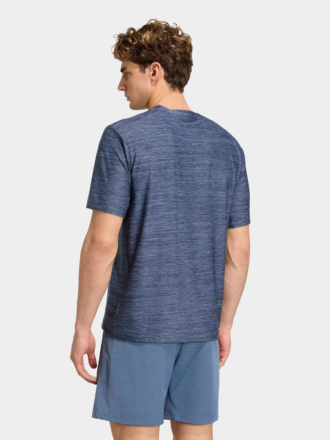 Футболка для тренировок adidas Workout Essentials Flex, угольный — фото 2