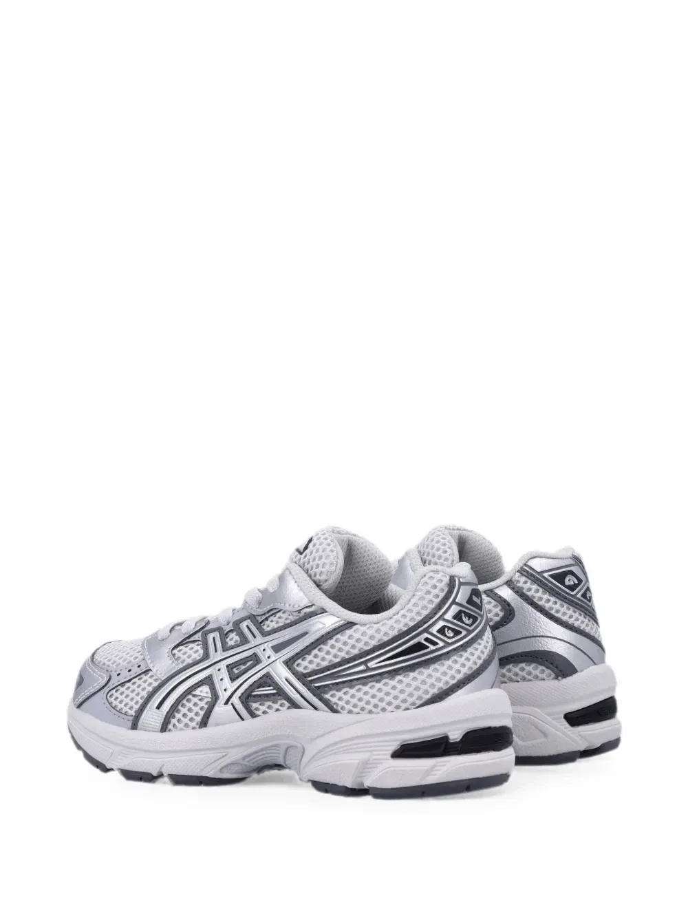 Кроссовки GEL-1130 PS с эффектом металлик Asics Kids, серый — фото 3