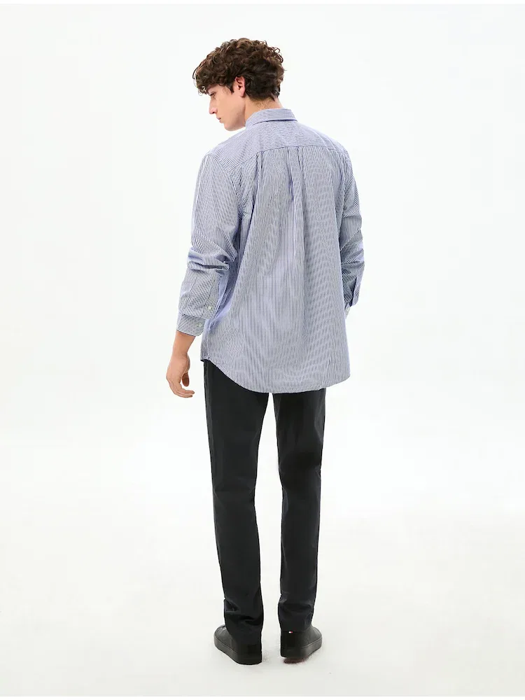 Рубашка классическая Regular Fit TOMMY HILFIGER, Blue — фото 3