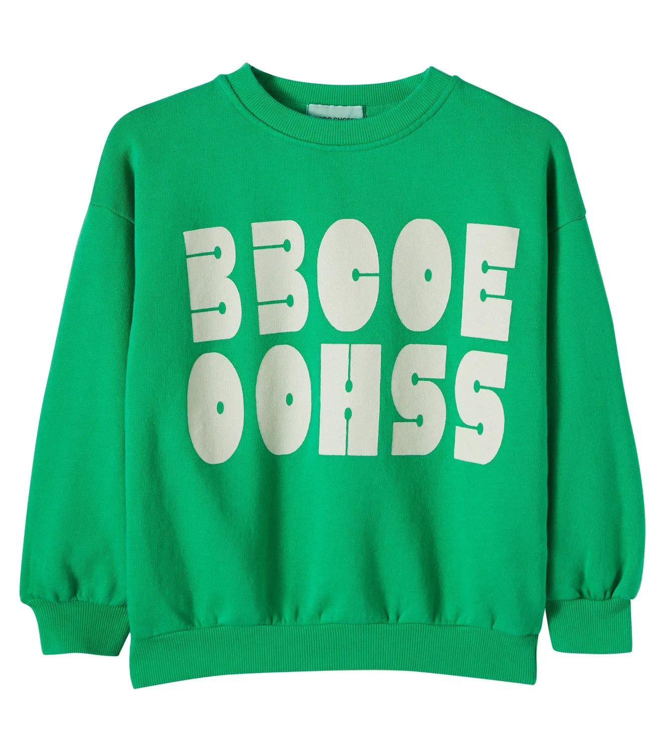 Свитшот хлопковый Bobo Choses, зеленый