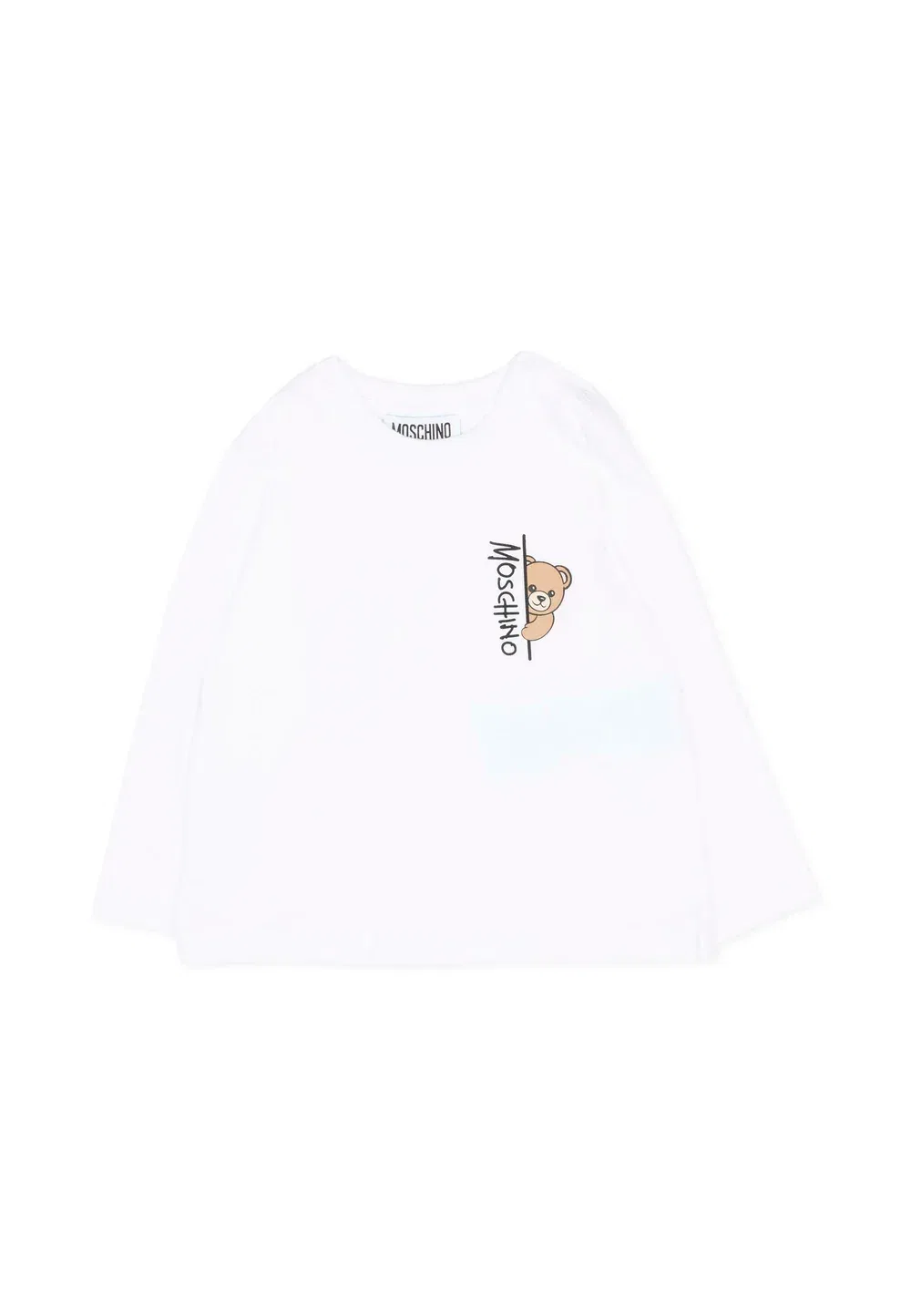 Футболка унисекс с длинными рукавами Moschino, White