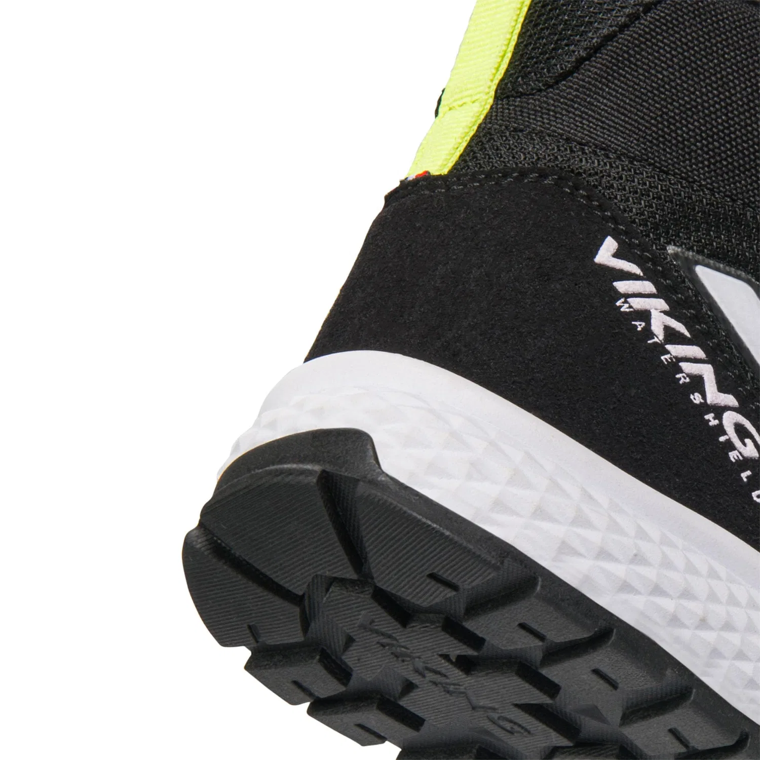 Детские кроссовки для мальчиков с мембраной Viking Century Mid Wp 1v Sl, Lime Black — фото 3