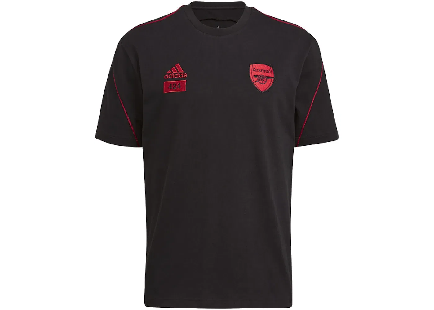 Мужская футболка с принтом 424 Tee Adidas, Black