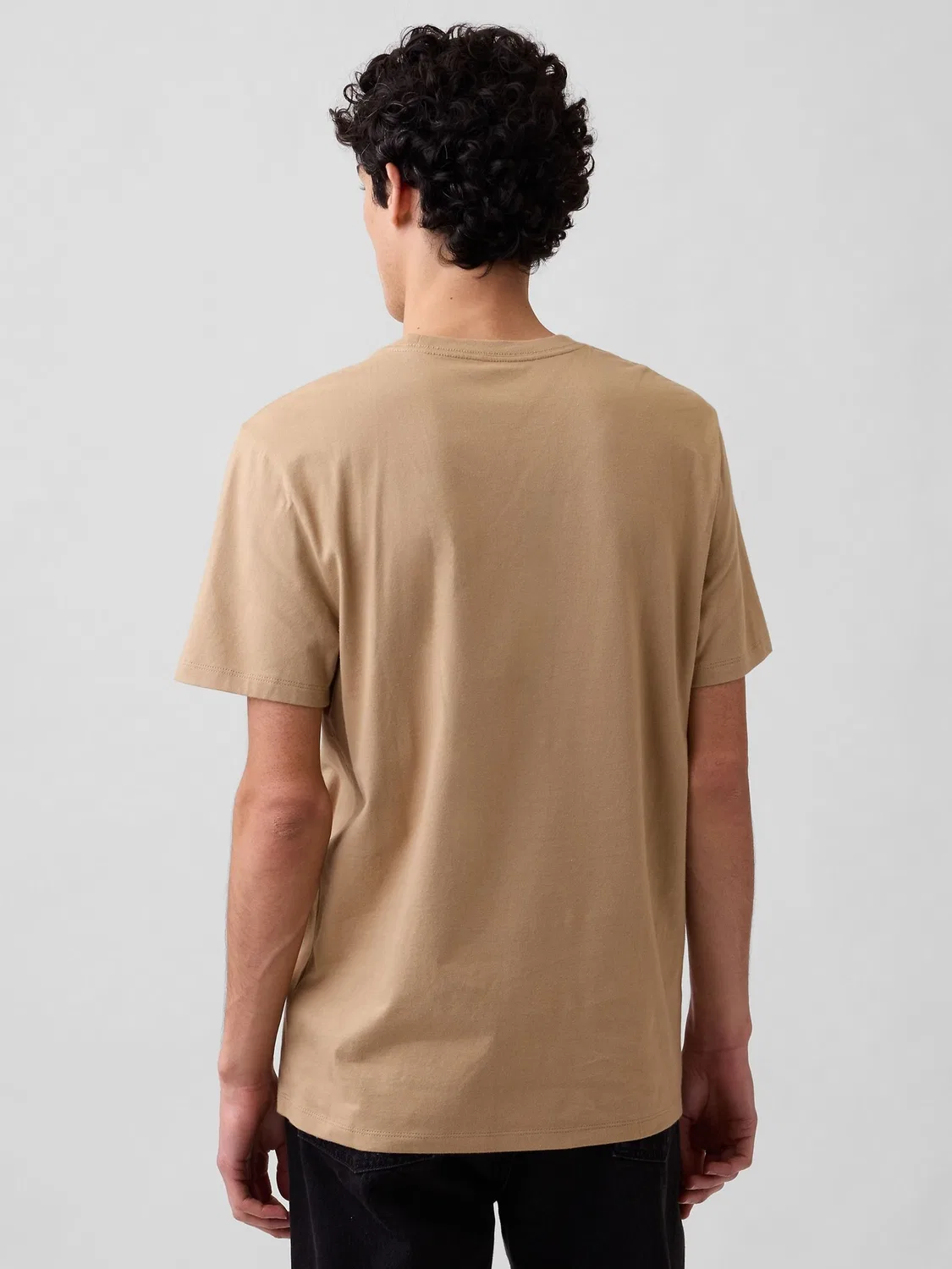 Футболка повседневная Everyday Soft Pocket Gap, бежевый — фото 2