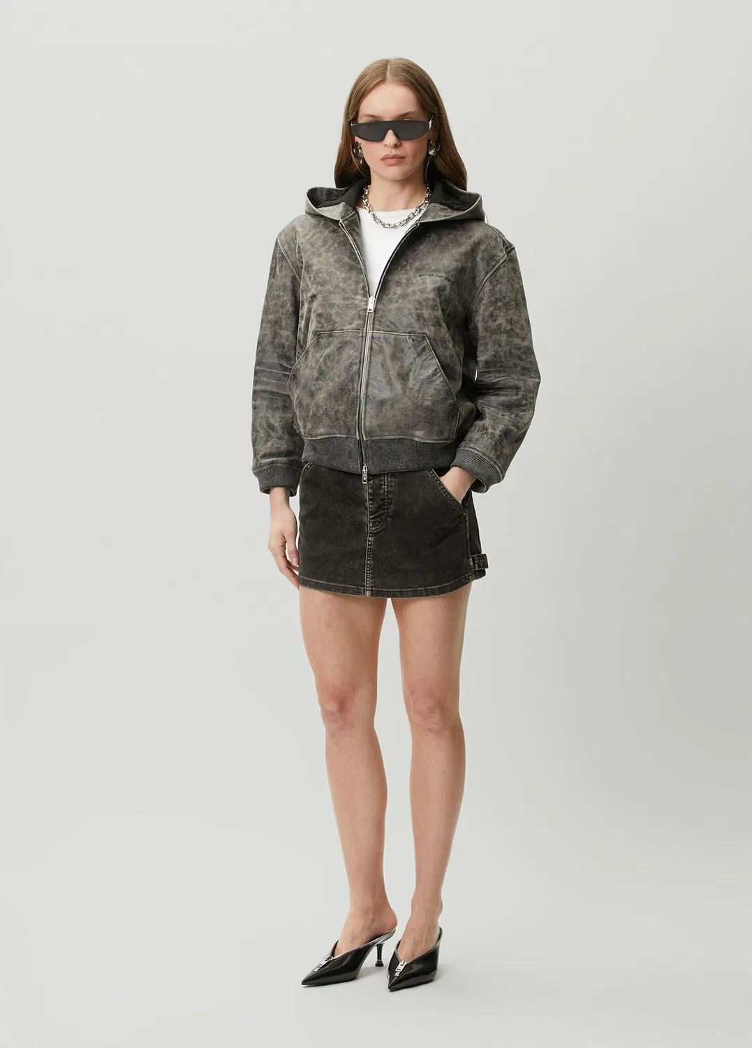 Куртка Alexander Wang Siyah, черный — фото 2