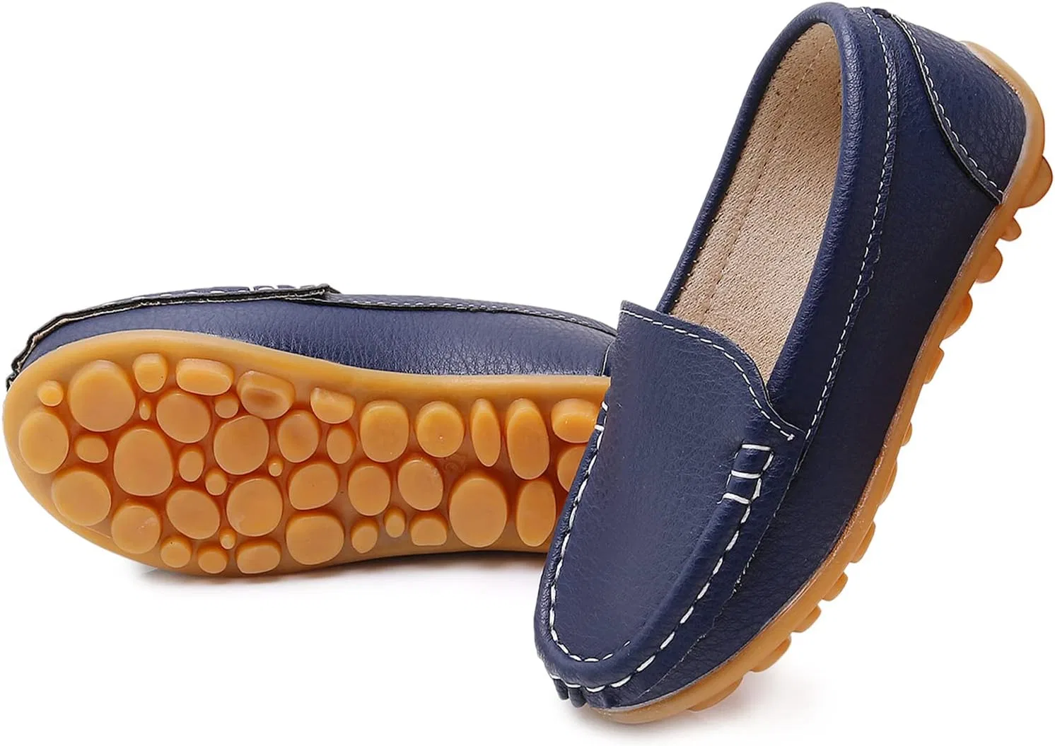 Детские лоферы без шнуровки из PU-кожи RVROVIC, Blue — фото 2