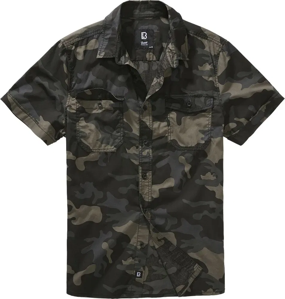 Мужская рубашка с коротким рукавом Roadstar Shirt Brandit, Camouflage
