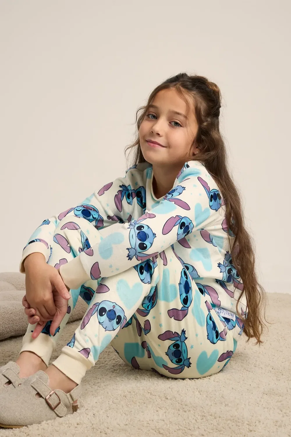 Пижамный комплект из флиса Lilo & Stitch, Blue