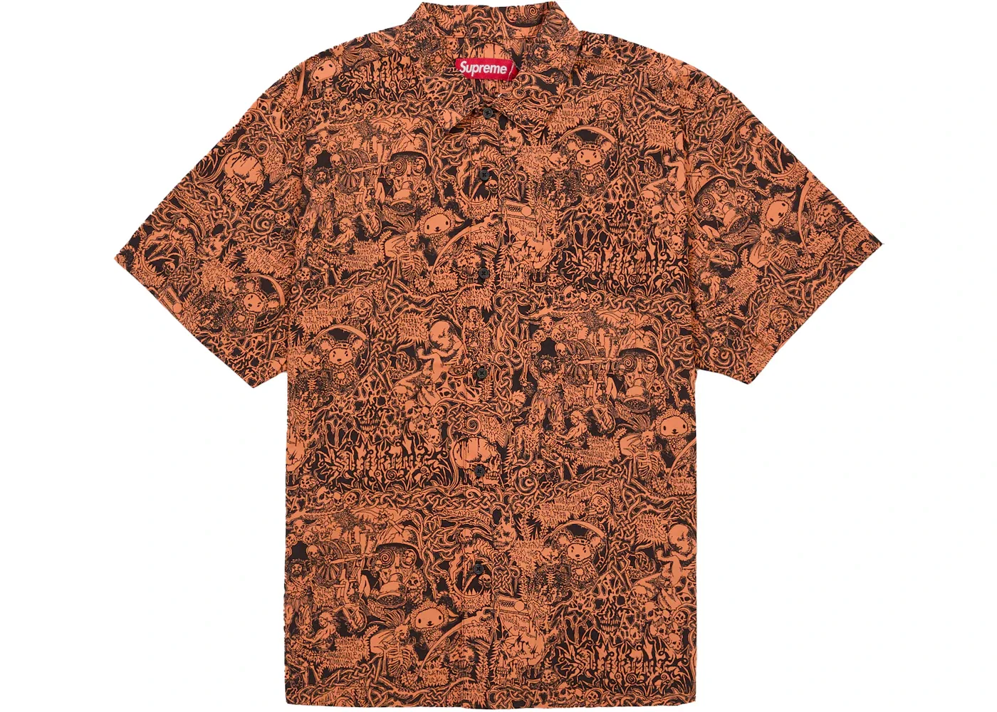 Мужская рубашка с коротким рукавом Wombat S/S Supreme, оранжевый