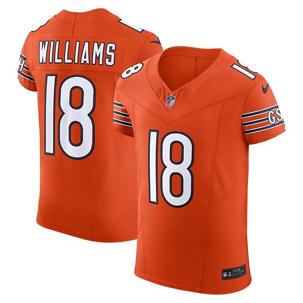 

Мужская футболка Chicago Bears Caleb Williams Orange Alternate Vapor FUSE Elite Nike