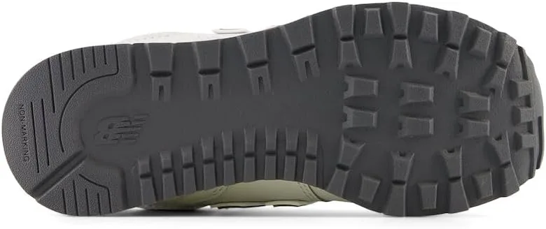 Кроссовки New Balance Kids' 574 V1 на шнуровке, серый — фото 2