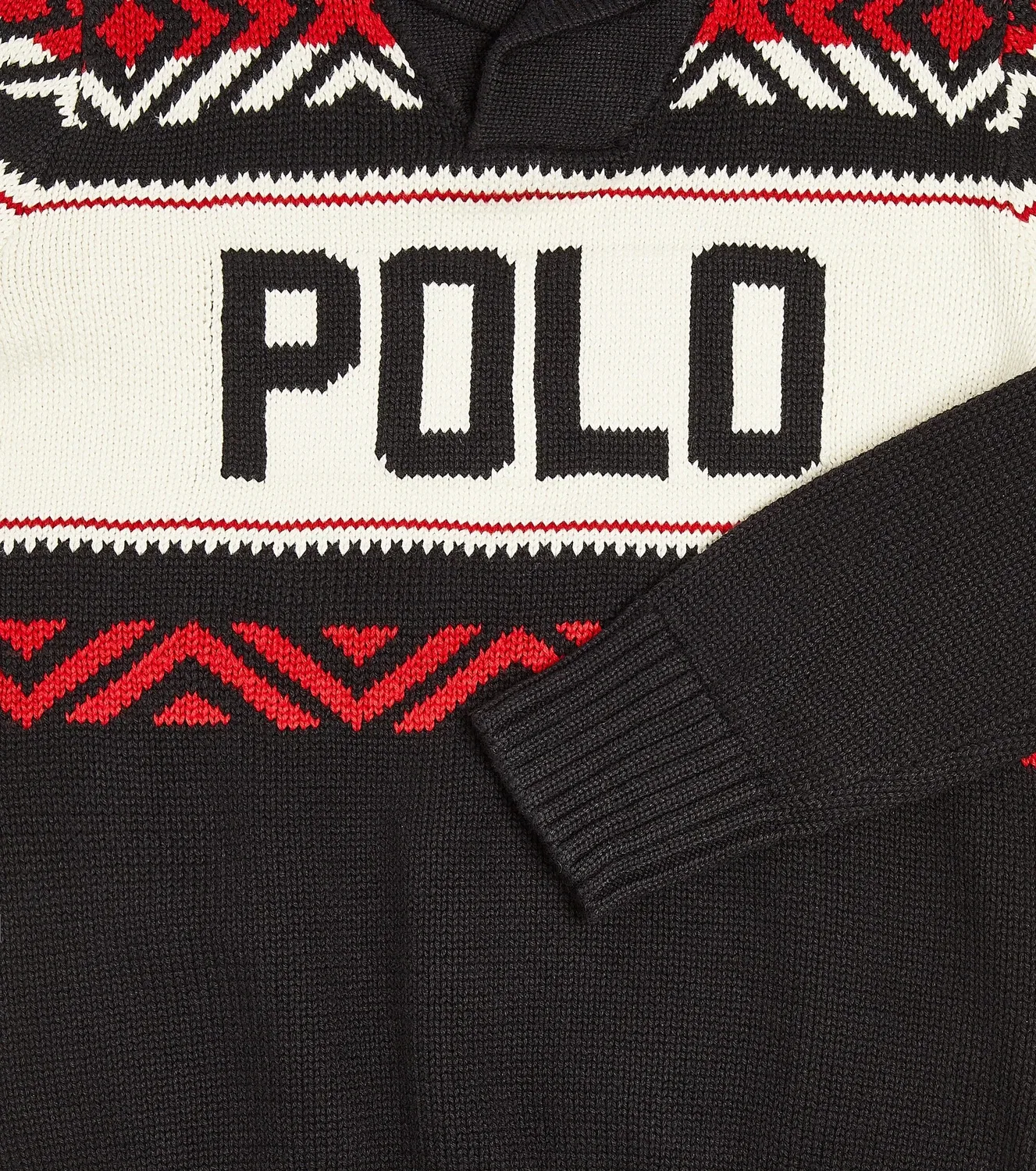 Свитшот хлопковый Polo Ralph Lauren Kids, черный — фото 3