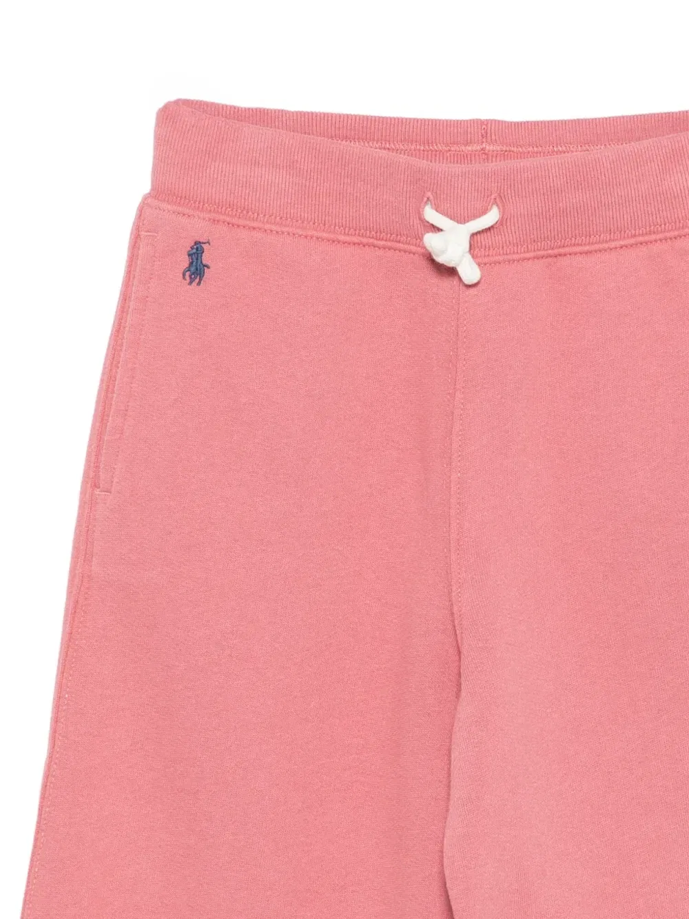 Спортивные штаны с кулиской и вышитым логотипом POLO RALPH LAUREN KIDS, розовый — фото 3