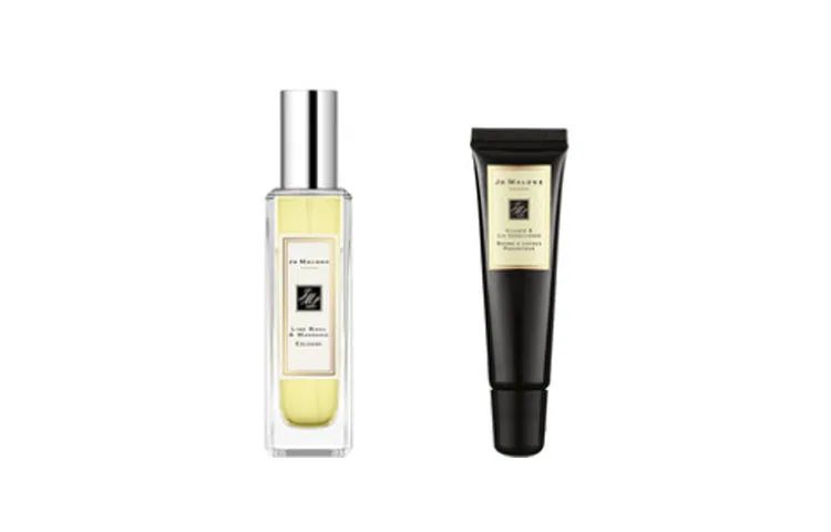 Набор парфюмерной воды и бальзама для губ Jo Malone London, Lime Basil and Citrus, 30 мл, Bluebell/English Pear And Freesia, Black