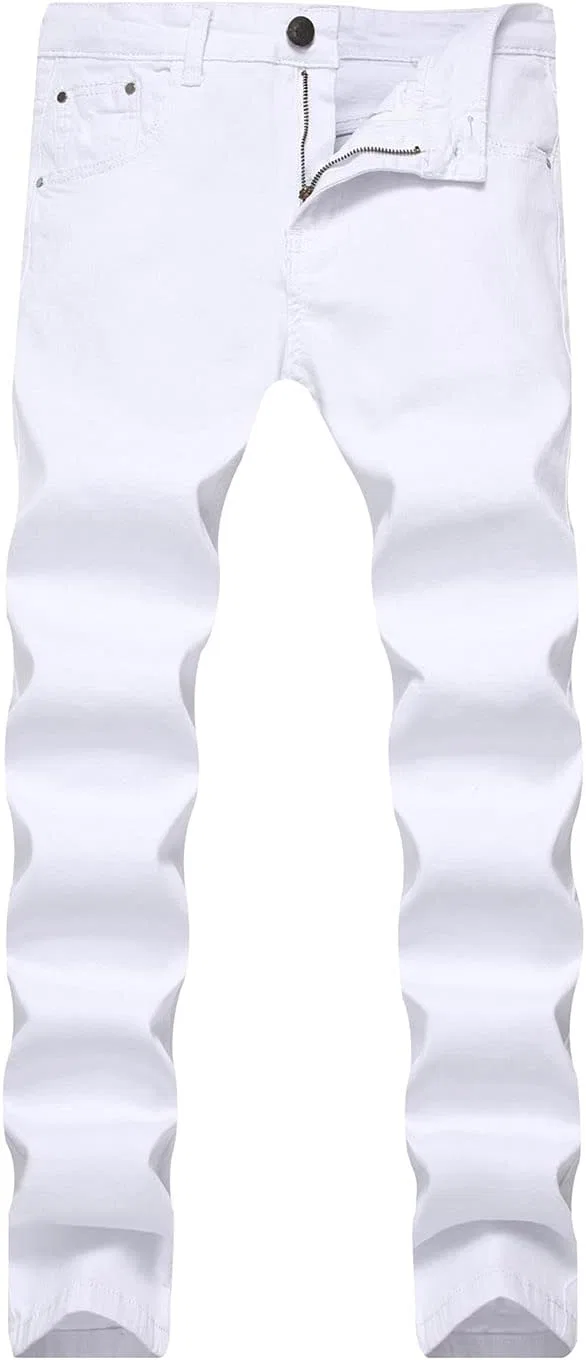 Джинсы мужские классические, Generic, 40, White