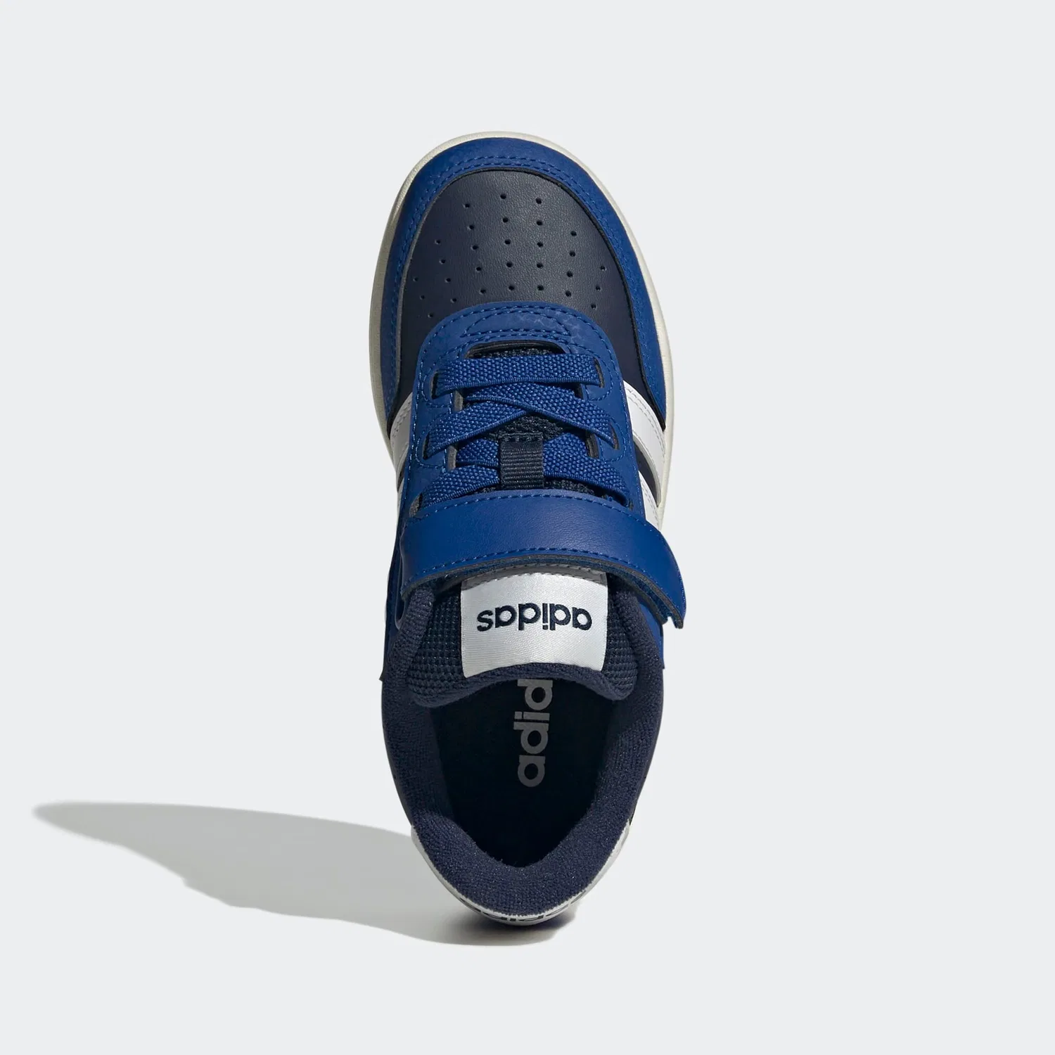 Детские кроссовки на липучке Adidas Sportswear, Collegiate Navy/Dash Grey/Collegiate Royal — фото 4