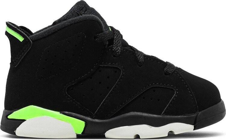 

Кроссовки Air Jordan 6 Retro TD Electric Green, черный