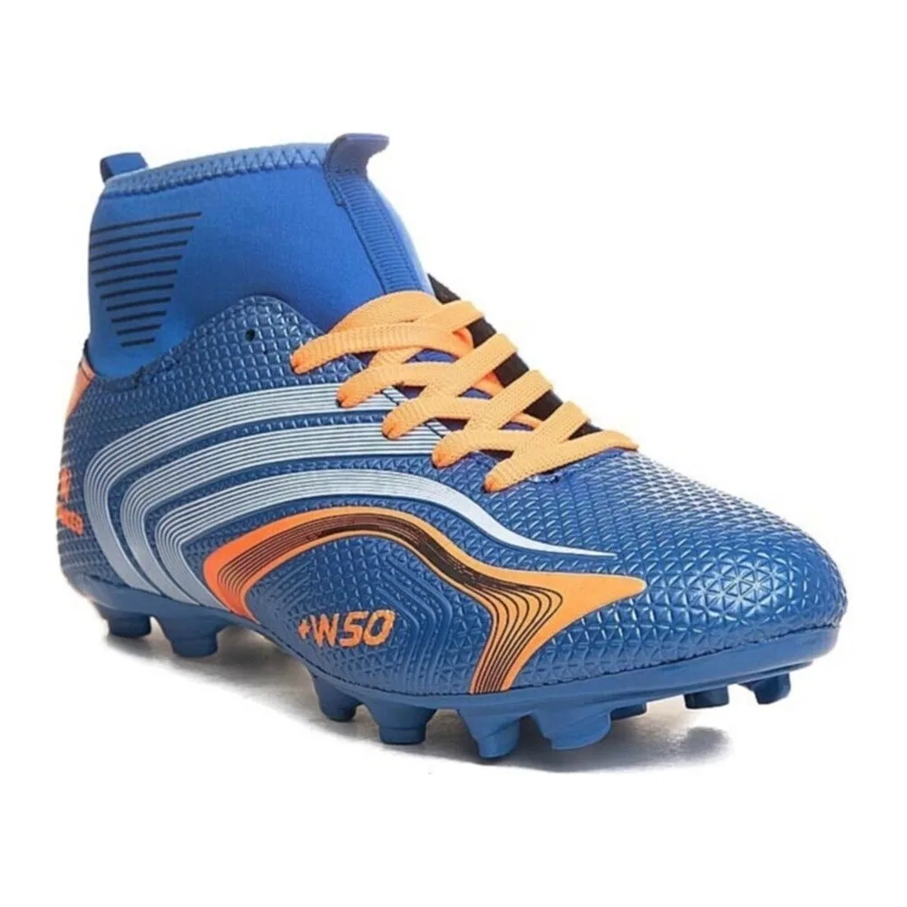 Детские футбольные бутсы с носком Blue Orange Walked