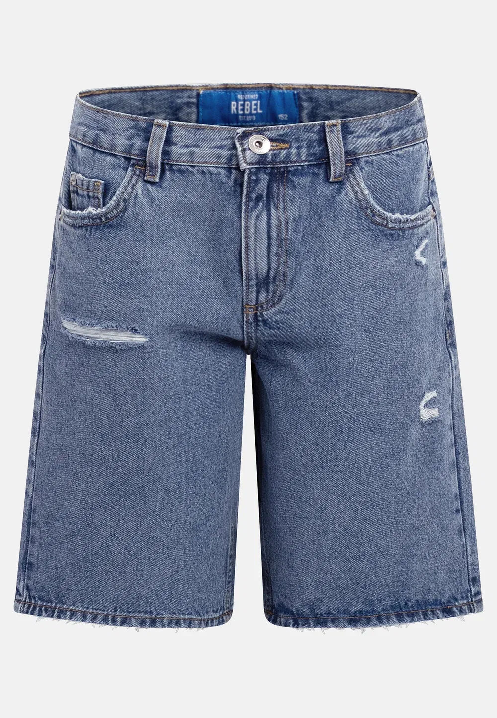 Tekingston - джинсовые шорты Redefined Rebel, Light Blue — фото 4