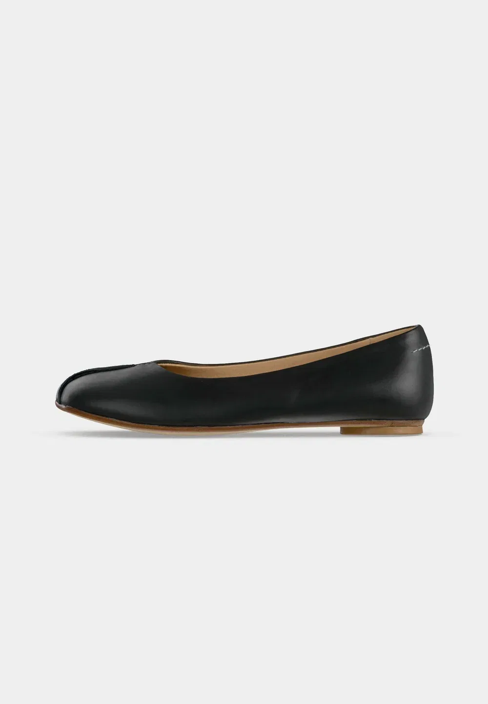 Балетки с ремешком на щиколотке Mm6 Maison Margiela, Black — фото 2