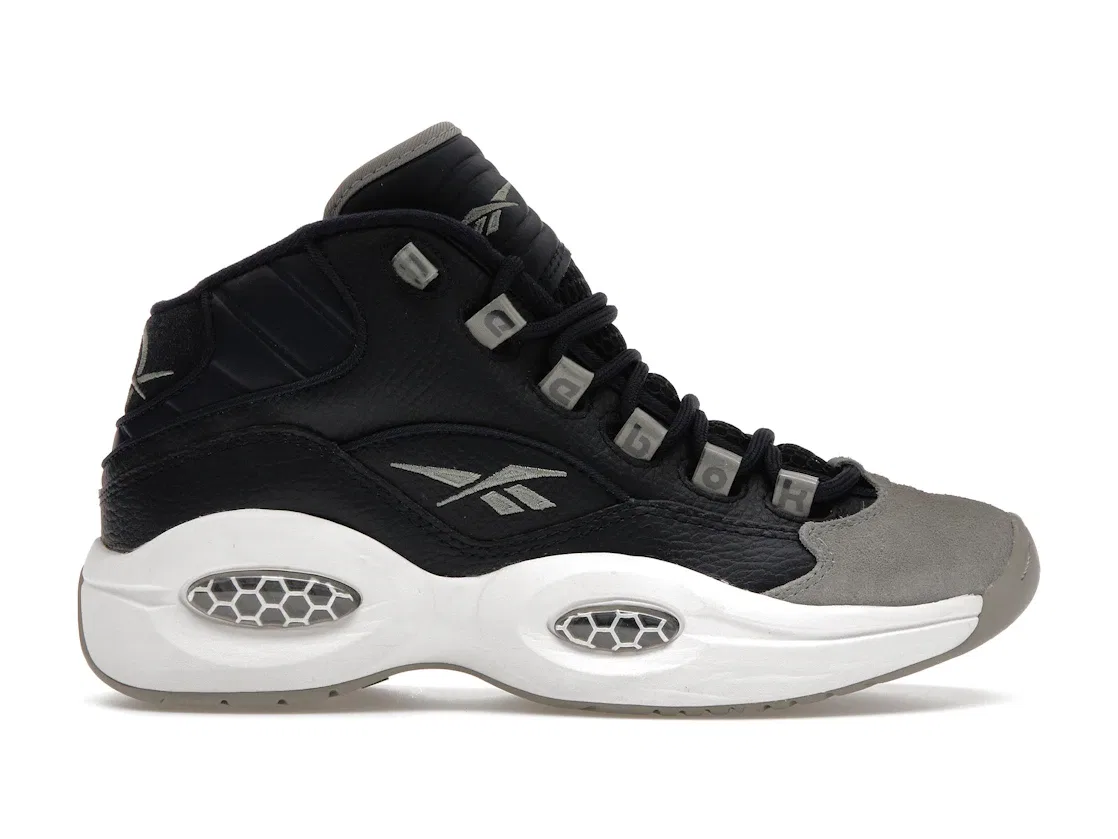 Детские кроссовки Lifestyle Reebok Question Mid Georgetown (2020) (GS), Carbon/Faux Indigo-White