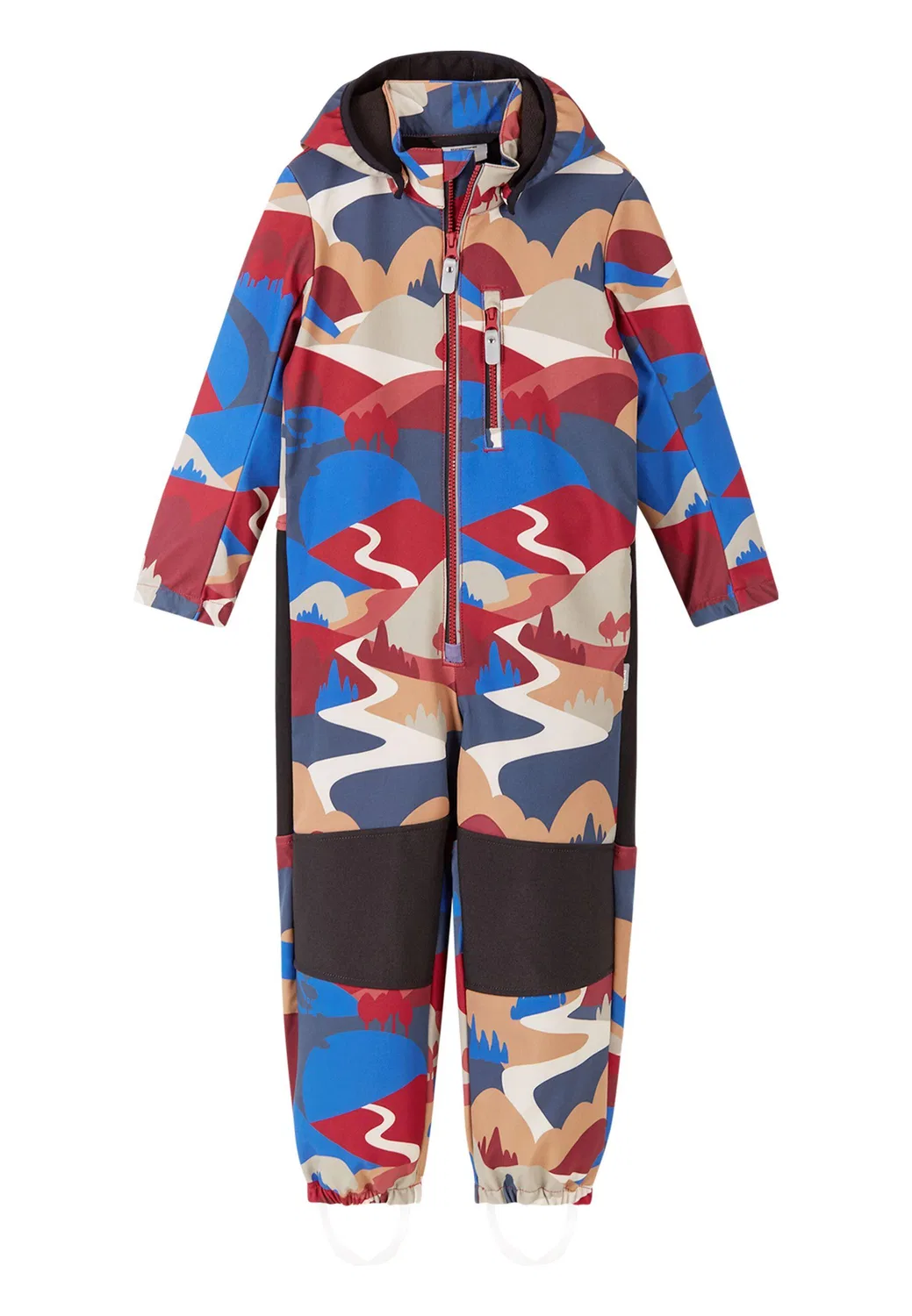 Детский комбинезон из софтшелла Reima Softshell Overall Nurmes, Rosenholzrot