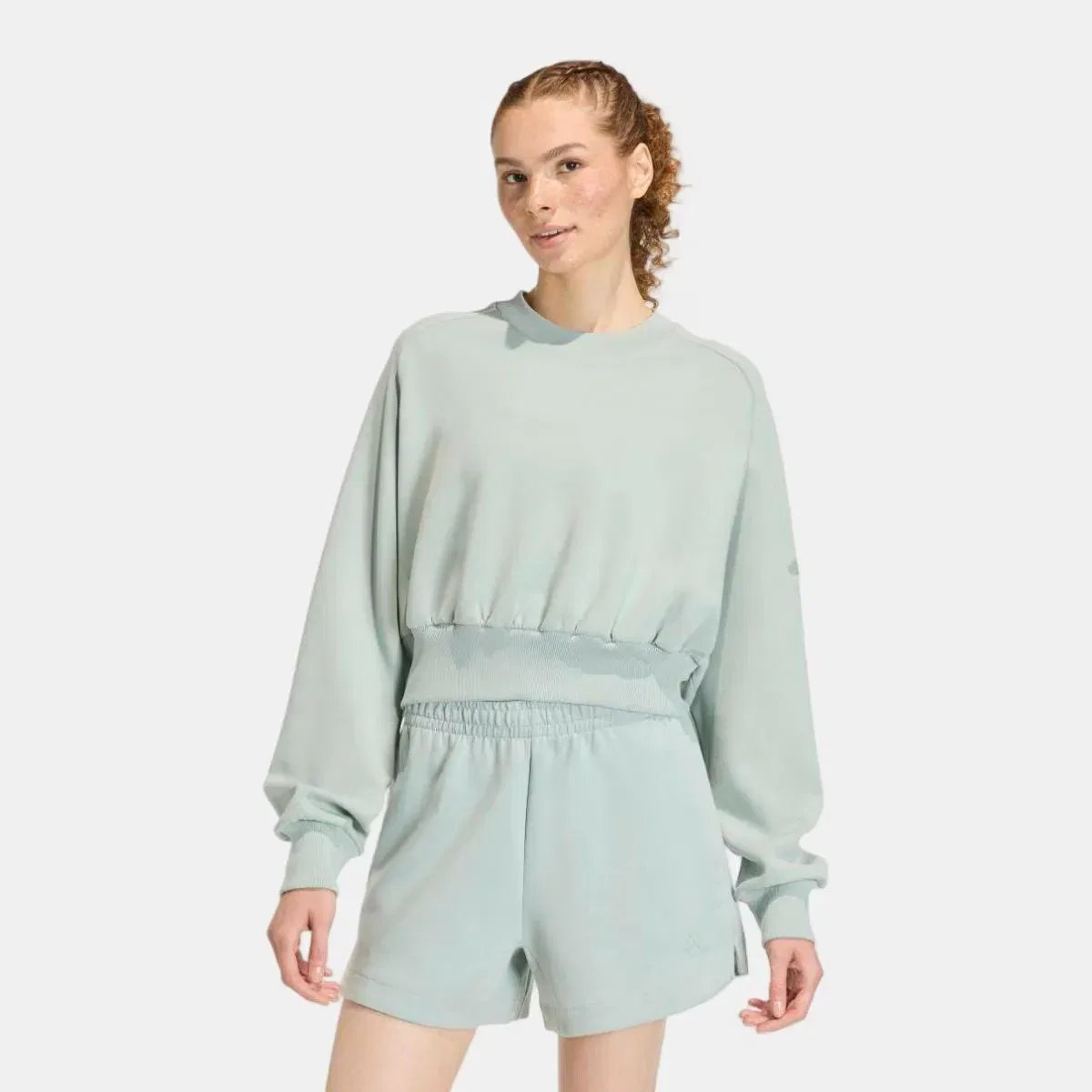 Женская толстовка с длинным рукавом adidas, Verde
