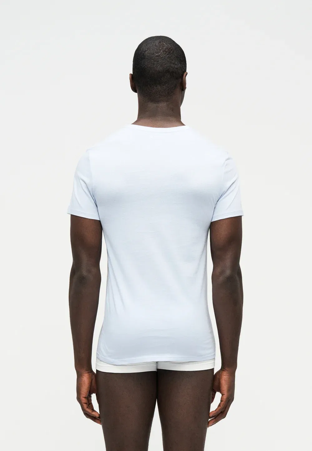 3 комплекта - майка Lacoste, White/Phoenix Blue/Abyss — фото 4