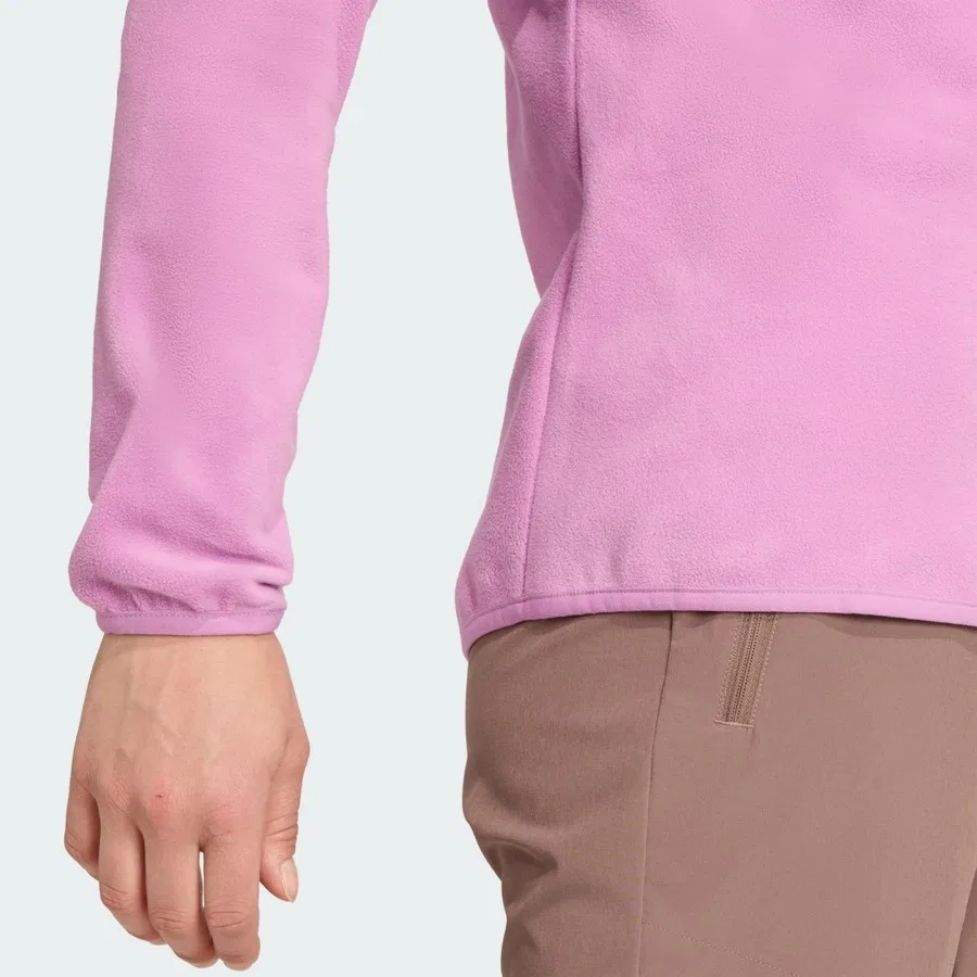 Флисовая куртка с длинным рукавом Terrex JM3120 Multi Essentials 1/2 Zip adidas, Черный — фото 4