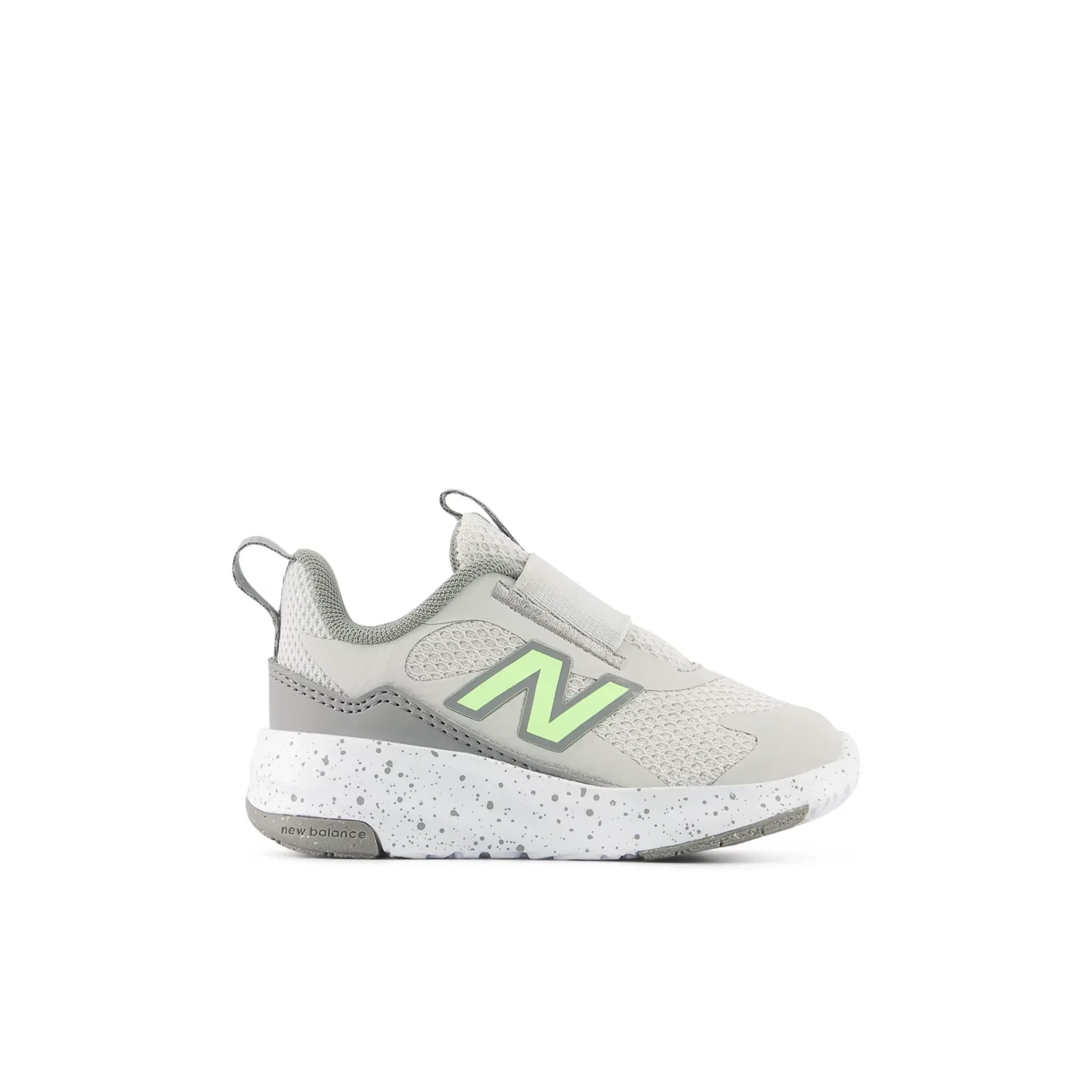 Детские кроссовки без шнуровки с дышащей сеткой 468 Slip On New Balance, Grey Matter With Afterglow And Slate Gray