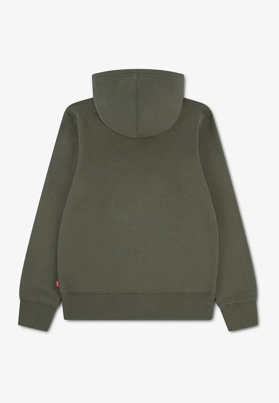 Детская толстовка Levi's Kids оливкового цвета — фото 2