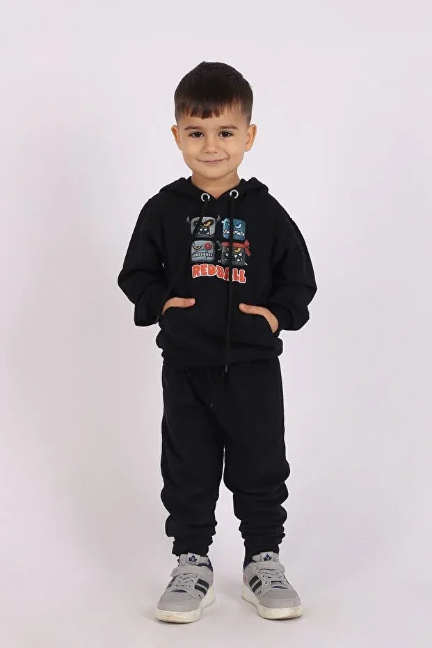 Детский комплект для мальчиков с принтом Han Elegant, Black