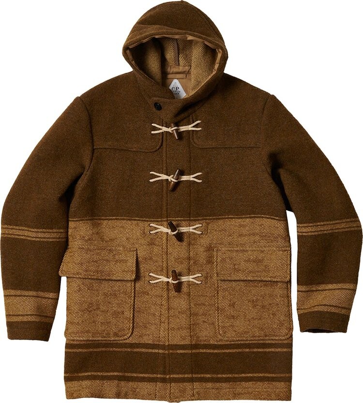 

Куртка Palace x C.P. Company Duffel Jacket Rubber Wool 'Brown', коричневый