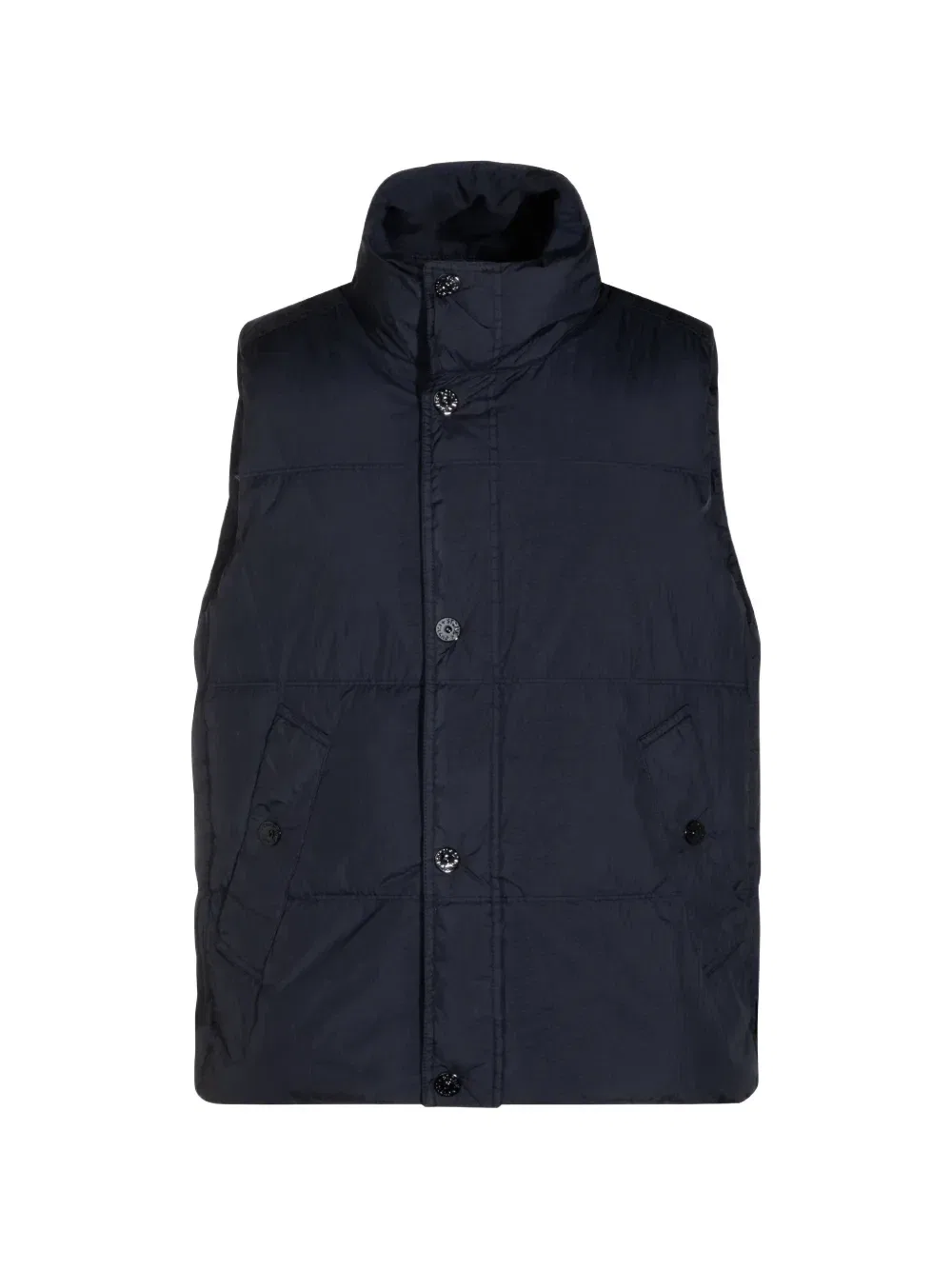 Стеганый жилет с утеплителем Stone Island, синий