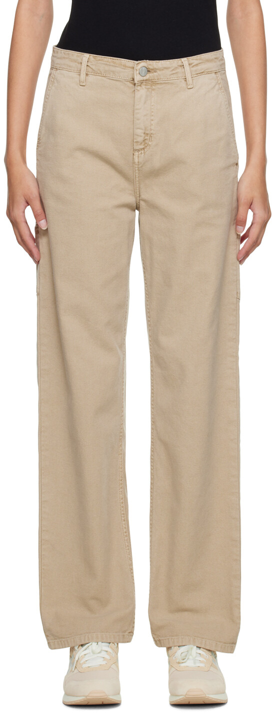 

Бежевые джинсы скинни Carhartt Work In Progress