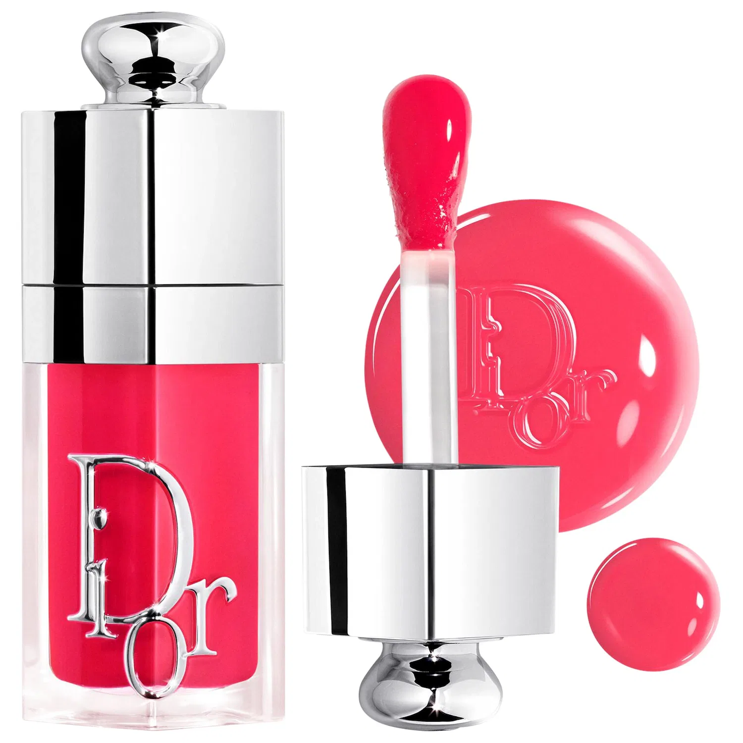 Масло для губ DIOR Addict Lip Glow Oil 6 мл с вишневым маслом, Стандартный размер, DIOR, Jelly