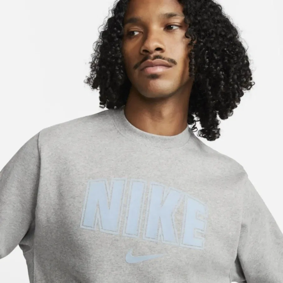 Свитшот с круглым вырезом FD0482-063 Nike, Серый — фото 3