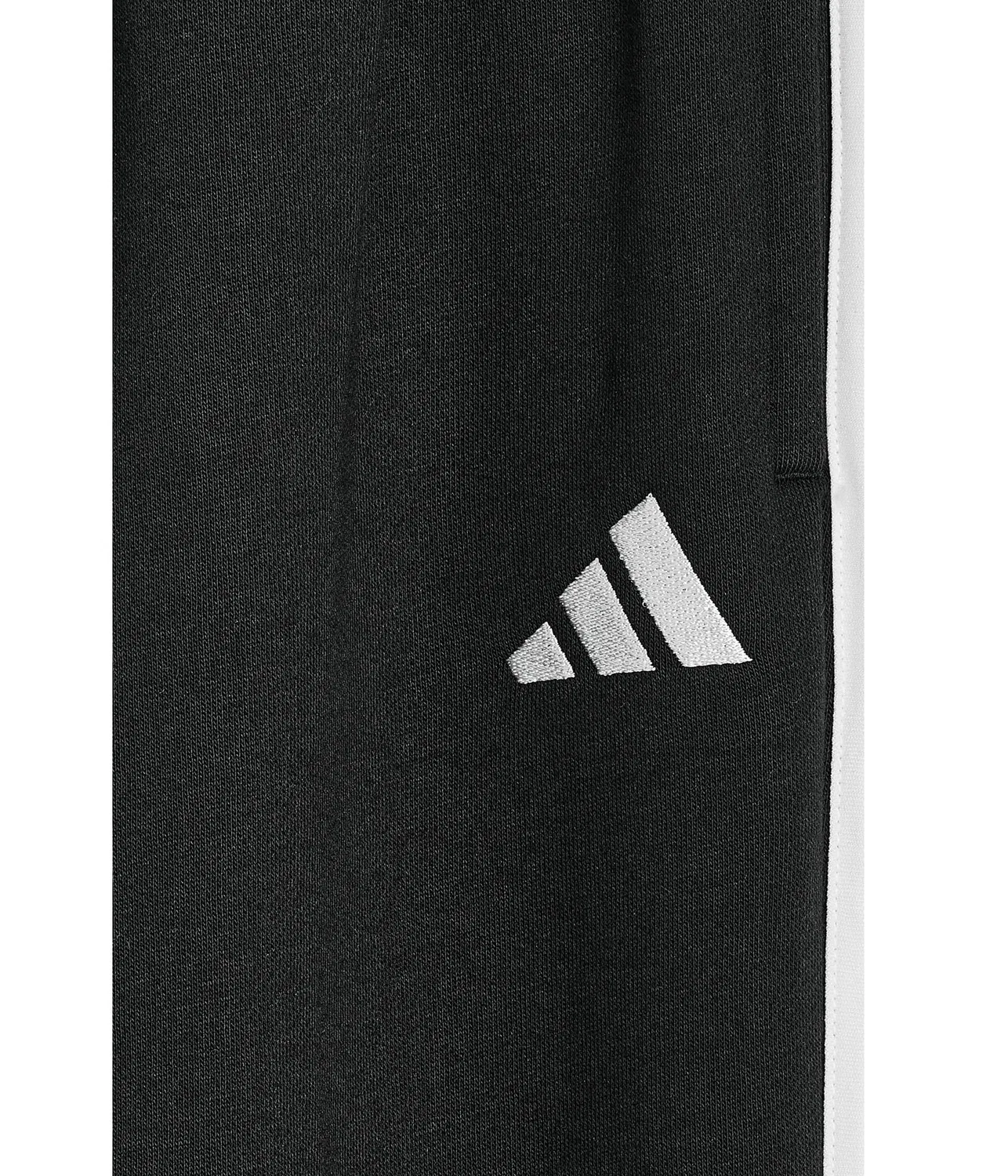 Спортивные брюки из флиса с тремя полосками (для детей постарше) Adidas Kids, Black Adi — фото 3