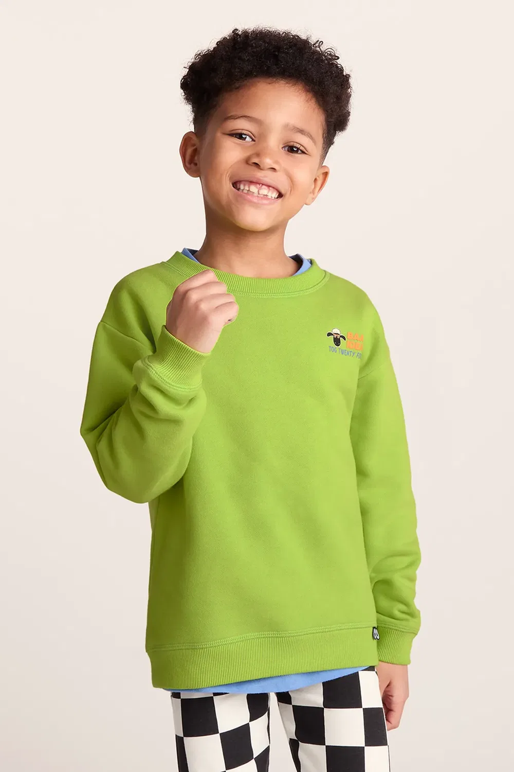 Свитшот с принтом Shaun the Sheep Tog24, Lime