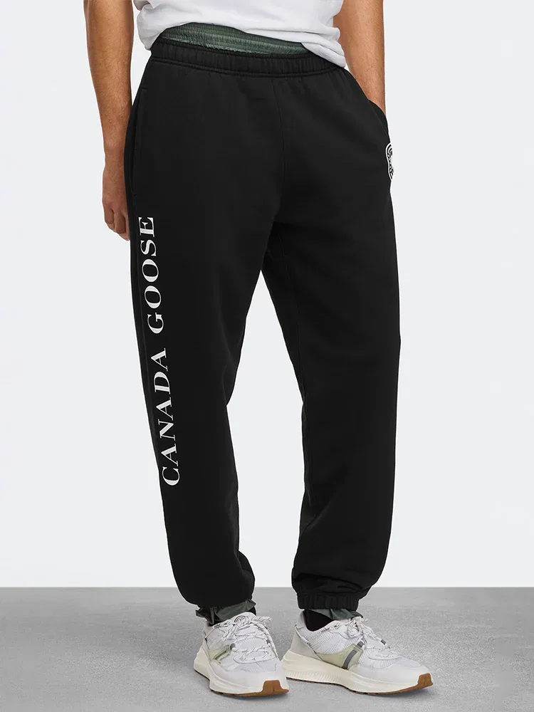Штаны спортивные jogger, черные, модель Robe CANADA GOOSE, Black