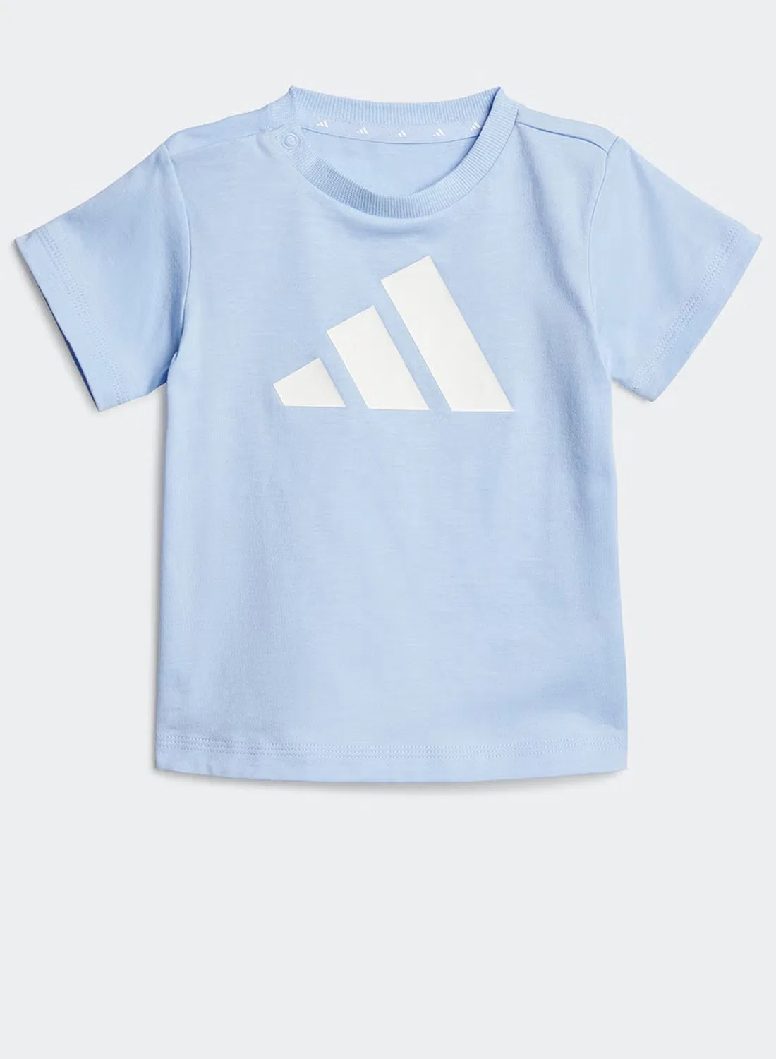 Комплект футболки и шорты хлопковый Adidas, синий — фото 4