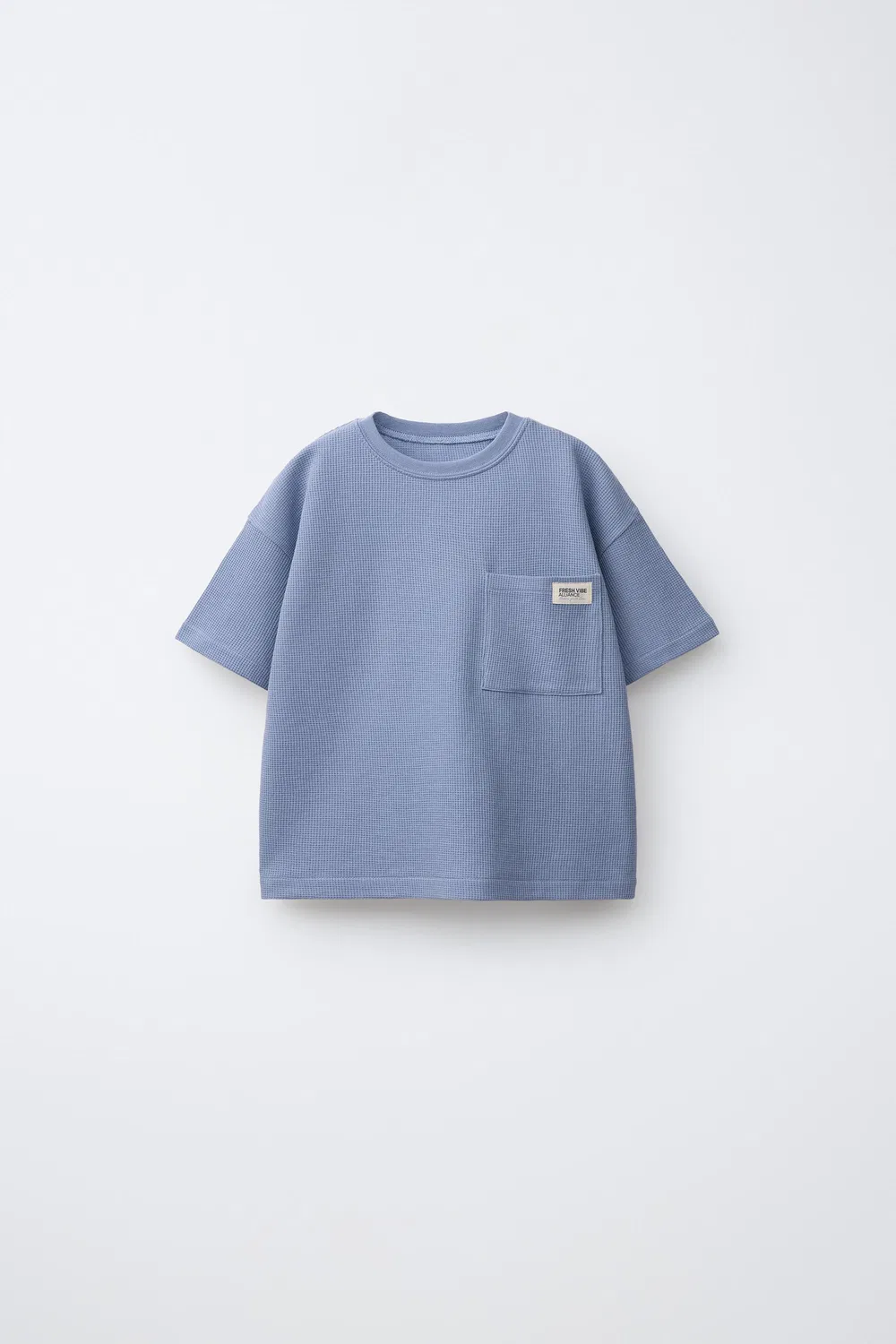 Пижама из вафельной вязки, размер 1,5-6 лет ZARA, Blue — фото 2