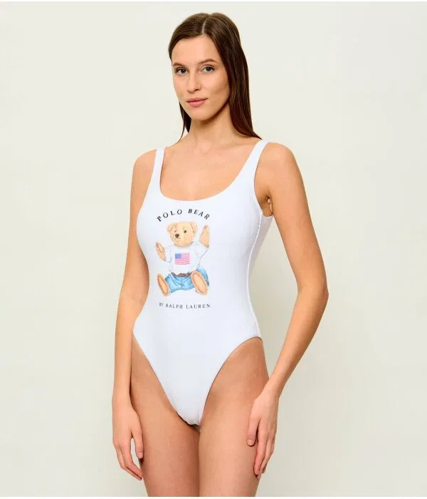 Женский купальный костюм Polo Ralph Lauren, белый