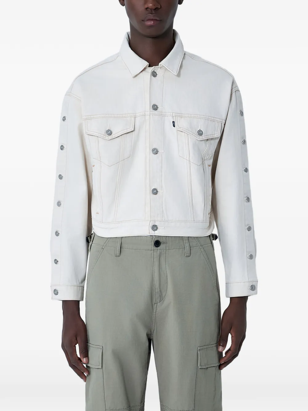 

Джинсовая куртка с декоративными пуговицами Levi'S, нейтральный