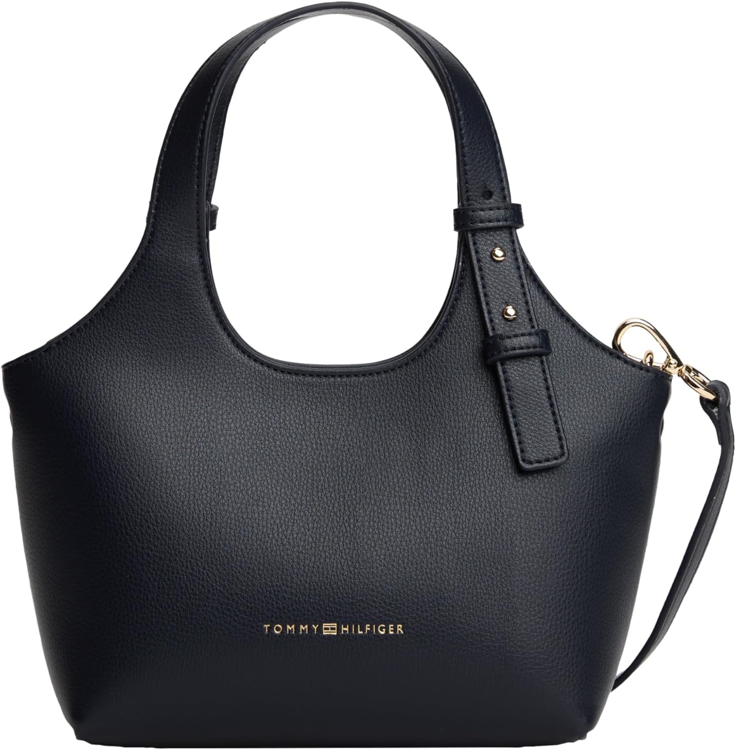 

Женская мини-сумка-тоут Tommy Hilfiger с логотипом и съемным ремнем через плечо, Space Blue