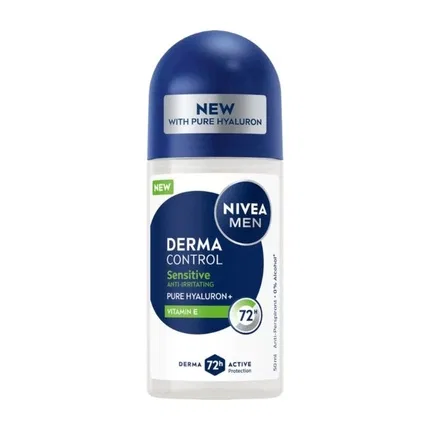 Антиперспирант-роллон для чувствительной кожи Nivea Men Derma Control Sensitive, 50 мл