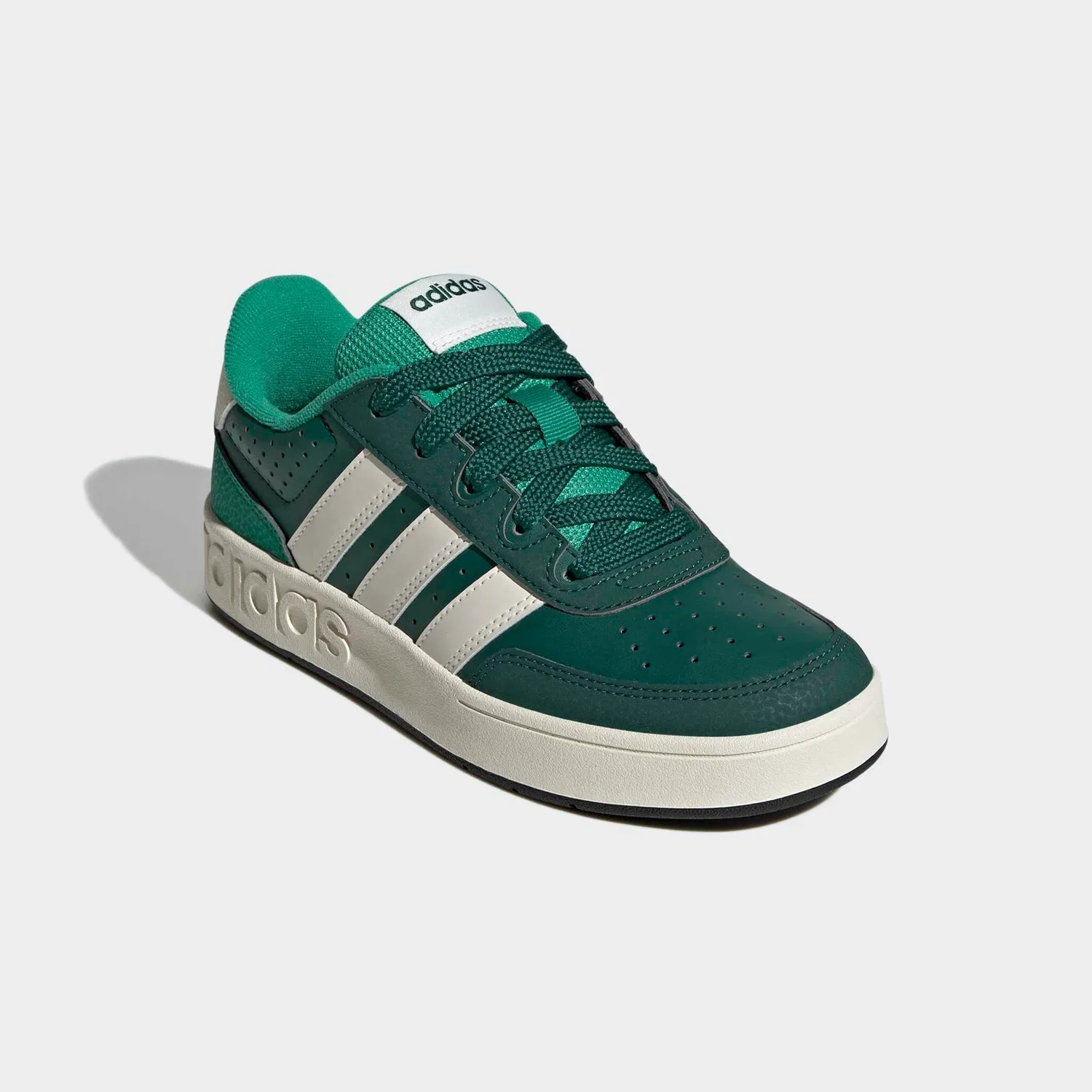 Детские кроссовки с низким силуэтом Adidas Sportswear, Collegiate Green/Off White/Court Green